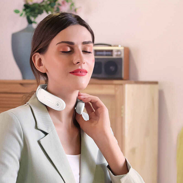 Массажер шейный Xiaomi SKG Neck Massager Smart Electric 4356, белый фото 3
